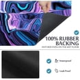 thumbnail image 4 of Mineralcolored Nacre Bath Rugs 16x24 Inch Non Slip Bath Mat Quick Dry Super Absorbent Thin Bath Rug Fit Under Door Washable Bath Floor Rugs for Bathroom Bathtub Shower Sink,Multi 10, 4 of 6