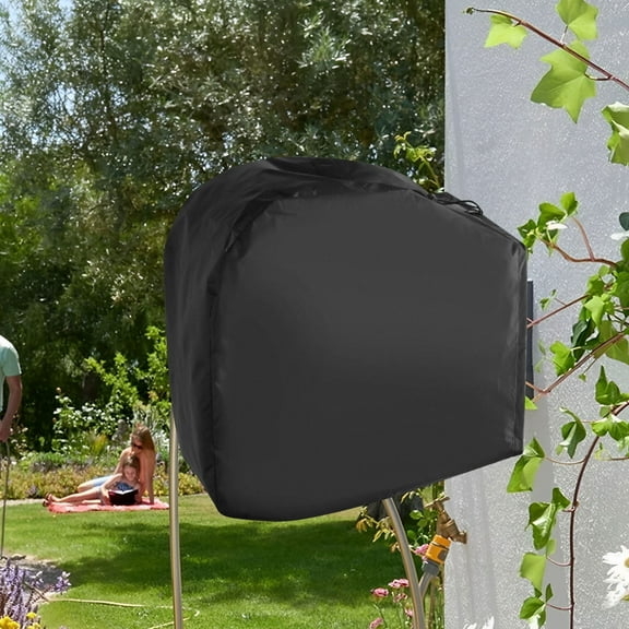 Insulated Hose Cover with Adjustable Drawstring Wall Mounted Hose Reel Cover with Storage Bag Waterproof Sun Proof Hose Reel Protector Reusable Cover for Water Hose Reel
