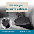 thumbnail image 2 of Dww-car Seat Cushion - Memory Foam Car Seat Cushion - Sciatica & Lower Back Pain Relief - Driving Car Seat Cushion - Drivers Road Trip Essentials (bla, 2 of 4