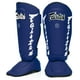 thumbnail image 1 of Fairtex SP7 Muay Thai Shin Guards for Men, Women, Kids | Shin Guards Made with Syntek Leather & are Premium, Lightweight & Durable | Detachable shin & Foot Protector- Large, Blue, 1 of 6