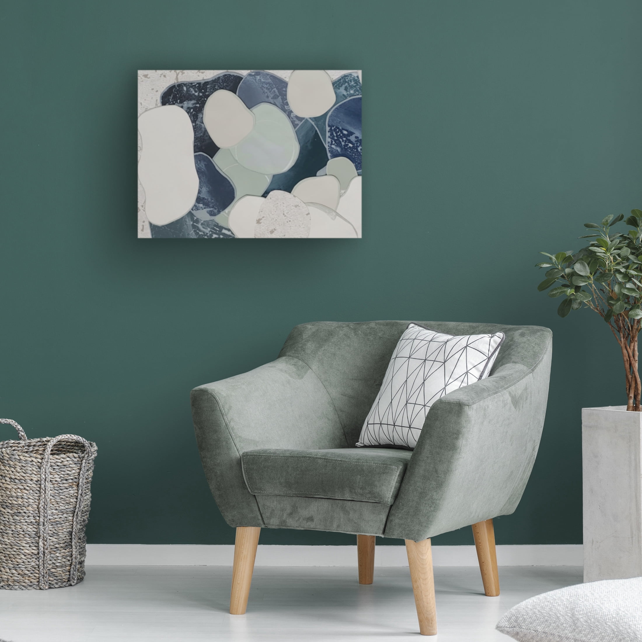 Trademark Fine Art Coco Good  Lily Pond Landscape I Canvas Wall Art