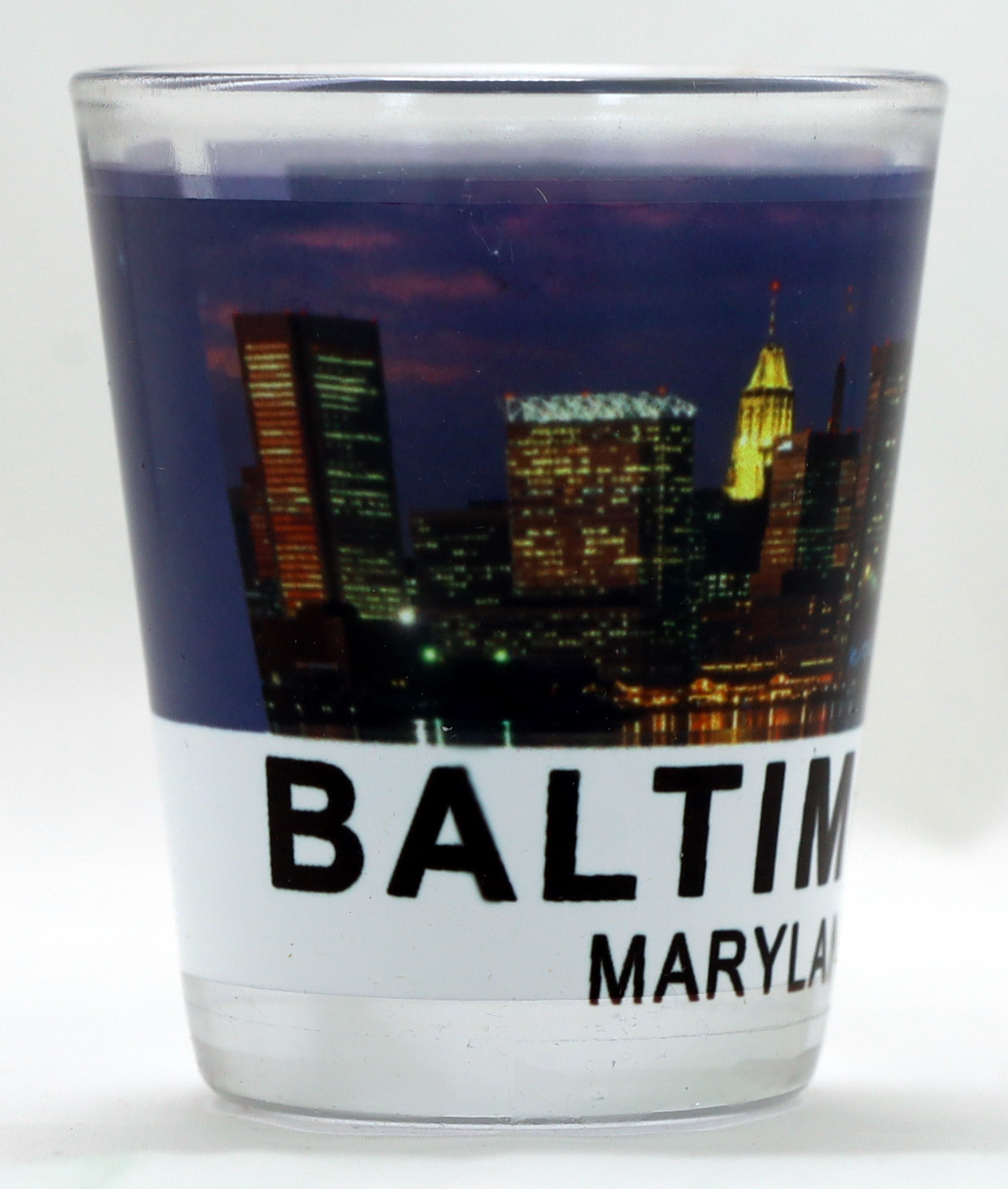 Baltimore Red Crab Shot Glass