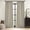 Burlywood Birch, variant on Chambray Blue Pinch Pleated 100% Blackout Linen Curtains for Bedroom, Room Darkening Memory Trained Light Blocking Window Curtain 84 inches Long for Living Room, Black Out Pleat Drape, 2 Panels