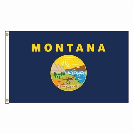 Montana Flag,4x6 Ft,Nylon 143170