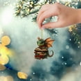 thumbnail image 4 of 2D Christmas Baby Reading Book Pendant Acrylic Flat Ornament for Festive Tree Decoration and Home Holiday, 4 of 6