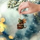 thumbnail image 4 of Colgante Navideño 2D Con Bebé Leyendo Decoración Para Árbol De Navidad Colgante Con Libro De Lectura Colgante Acrílico Plano Para El Hogar, 4 of 7