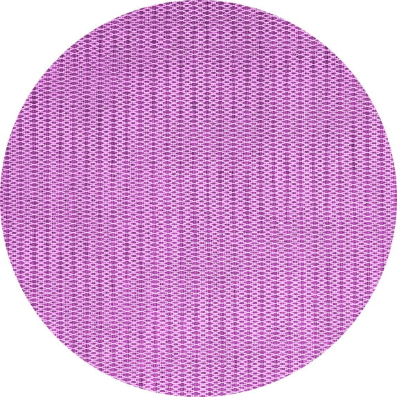 Ahgly Company Indoor Round Abstract Pink Contemporary Area Rugs, 4' Round