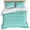 Green, variant on Turquoise Burlap Texture Bedding 3 Piece Duvet Cover Set Full Size, Farmhouse Vintage Aqua Soft Microfiber Comforter Cover with Zipper Closure & Pillowcases, Wrinkle & FadeResistant Quilt Cover