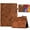 Brown, variant on Case for iPad Mini 5 Generation 2019/ Mini 4 3 2 1, PU Leather Flip Case with Credit Card Slot Auto Sleep/Wake Kickstand Shockproof Full Body Ptotective for iPad Mini 5/4/3/2/1, Black