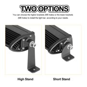 2-Pack Universal Mounting Bracket Side Mount Holder For 52 Curved LED Light Bar