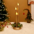 thumbnail image 5 of Candle Holder Christmas Simulation Candle Ornaments Christmas Desktop Decoration Candlestick Nightlight Furnishings Christmas Candlestick Holder, 5 of 6