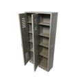 thumbnail image 2 of lionlar Armoire Scolaire Miniature Jeu d'Imitation Collectionnable Maison de Poupée Rangement Garde-Robe Style B, 2 of 8