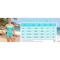 thumbnail image 6 of Girls Swimsuit 2 Piece Color Block Swimwear Teen Bathing Suit Girl's Bikini Set Size 9-16Y, 6 of 6