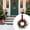 Red Black, variant on 10" Mini Christmas Wreath,Mini Cabinet Wreaths for Kitchen Christmas Red Berry with Plaid Bow Farmhouse Wreath for Holiday Xmas Party Decorations(Velvet,Dark Red)