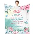 thumbnail image 1 of LHSHID Sister Blanket Soft Flannel Lightweight Breathable Skin Friendly All Seasons Perfect Sister Gifts for Women Birthday Mother''s Day Holidays 40x50in, 1 of 6