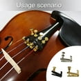 thumbnail image 2 of Pack of 4 Violin Fine Tuners For Standard 4/4-3/4 Size Violin Finger Guides Fine Tuners Violins Replacement Parts Set, 2 of 8
