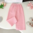 thumbnail image 6 of Mnyotv Toddler Baby Girl Outfits Floral Puff Sleeve Tops and Elastic Wasited Pants Girls Fall Winter Clothes Size 2-3Y, 6 of 8
