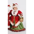 thumbnail image 4 of Karen Didion Lighted Strolling Santa And Mrs. Claus Figurine, 4 of 5