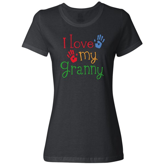 Inktastic I Love My Granny Women's T-Shirt