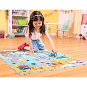 Angle View: Land of B. Foam Floor Puzzle - Whimsy Land 12pc