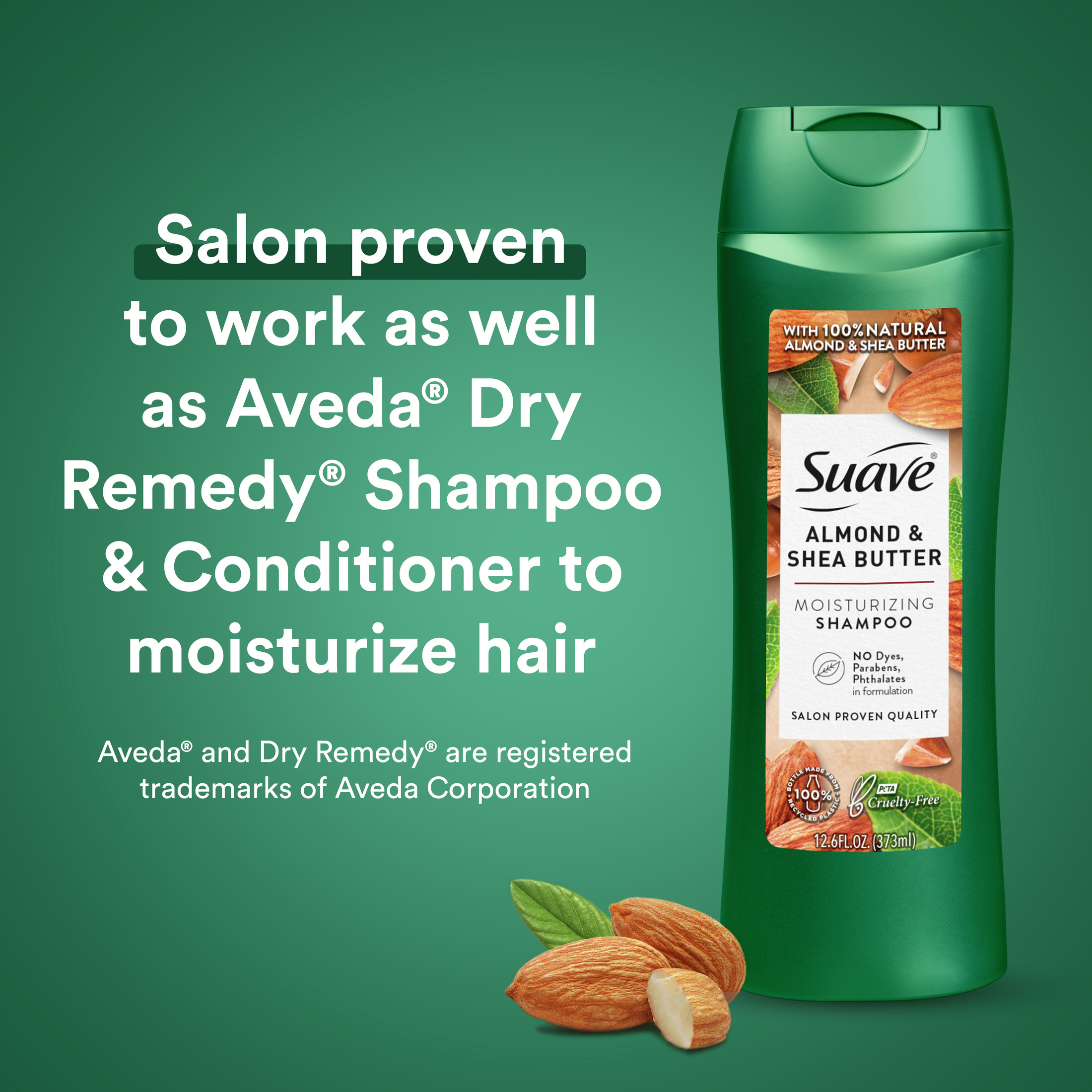 Suave Professional Moisturizing Shampoo, Almond & Shea Butter, 12.6 fl oz - image 5 of 11