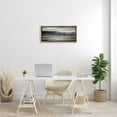 thumbnail image 2 of Stupell Industries Grey Nature Landscape Landscape Painting Brown Floater Framed Canvas Art Print Wall Art, 31 x 14, 2 of 9