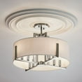 thumbnail image 2 of Kichler Malen 20" Wide Classic Pewter Drum Ceiling Light, 2 of 9