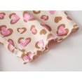 thumbnail image 6 of Beezizac Cute Leopard Heart Pajama Set for Baby/Toddler/Little Girls 2 Piece Short PJs Size 7, 6 of 7