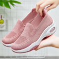 thumbnail image 3 of CHICVOMEY Orthopedic Shoes for Women and Men Lightweight Breathable Mesh Slip On Walking Shoes with Air Cushion Arch Support Diabetic Arthritis Nurse Work Shoes, 3 of 6