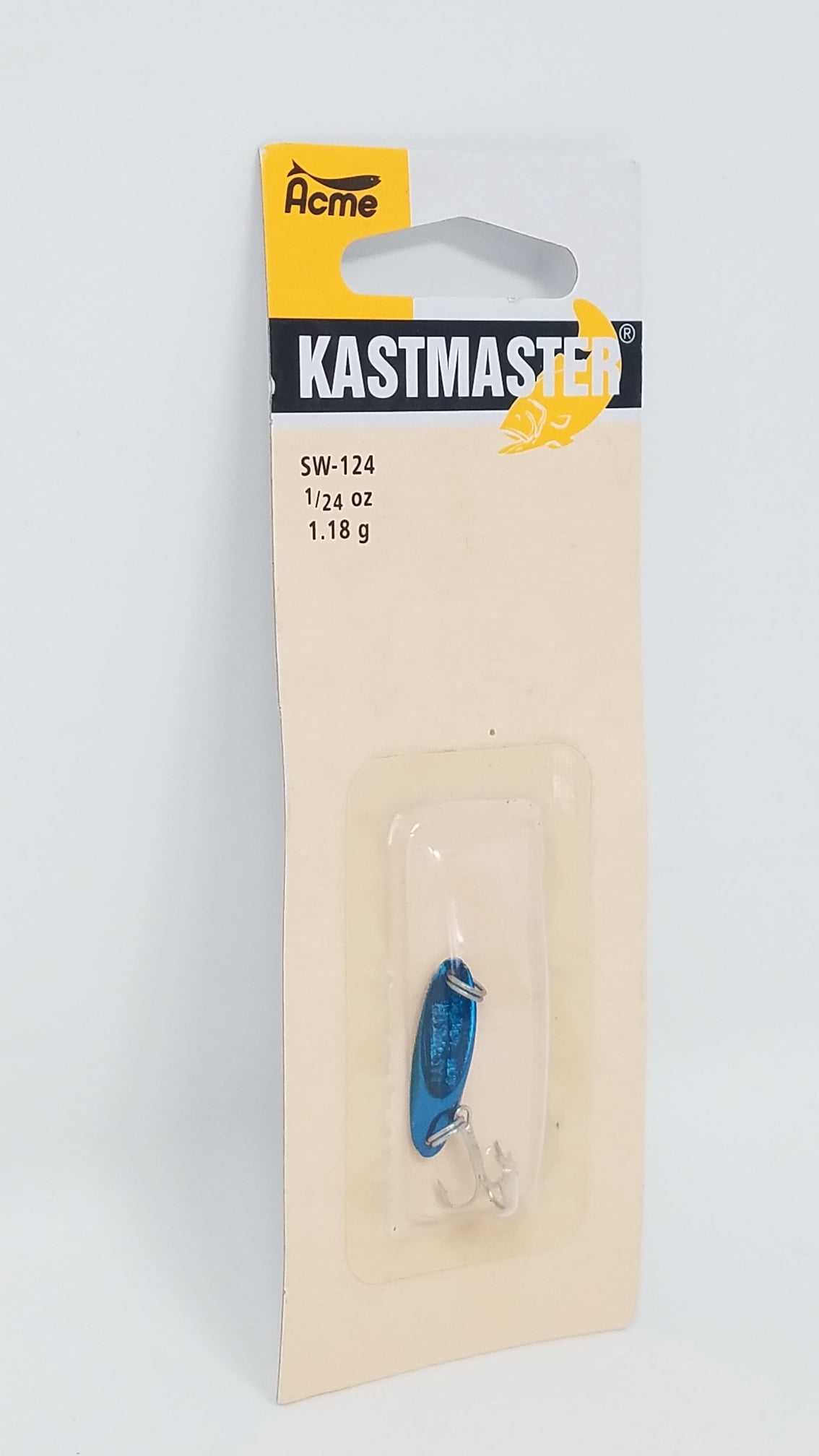 Acme Tackle Kastmaster Fishing Lure Spoon Chrome Neon Blue 1/24 oz.