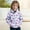 Purple, variant on MAIHAN-Kids Butterfly Print Hooded Jacket, Boys & Girls Zip-Up Sweatshirt Pullover, Long Sleeve Casual Jacket Coat for Toddler to Youth(Blue,2-3Years)