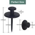thumbnail image 3 of 30 Pcs Push Pins Ganchos Para Colgar Cuadros Clavos Decorativos Tachuelas De Pulgar De Doble Cabeza Para Colgar En La Pared Decoración Amigable Para Inquilinos Pequeños Ganchos Para Paneles De Yeso Ta, 3 of 5