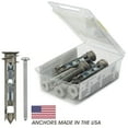 thumbnail image 4 of Heavy Duty Self-Drilling Toggle Anchors for Drywall with Screws Kit, Zinc, 4 of 10