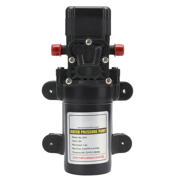 Self Priming Diaphragm Pump, Self Priming Sprayer Pump Water Pressure Pump for Irrigation Marine Boat Sprinkler Faucet Spray Machine