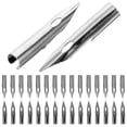 thumbnail image 1 of 30pcs Calligraphy Writing Pen Nibs Fountain Pen Nibs Replacement Nibs Students Favor, 1 of 6