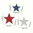 thumbnail image 2 of Patriotic Decoration Independence Day Tabletop Decor Memorial Day Wooden Star Blocks 4th of July Wood Star Standing Blocks Tabletop Decor 3pcs, 2 of 6