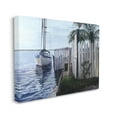 thumbnail image 3 of Stupell Industries Shoreline White Picket Fence Nautical Sailboat Coast Scene, 40 x 30,Design by Lisa Wolk, 3 of 5