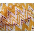 thumbnail image 4 of oneOone Silk Tabby Fabric Chevron Ikat Print Fabric By The Yard 42 Inch Wide, 4 of 4