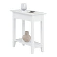 thumbnail image 3 of Convenience Concepts American Heritage Flip Top End Table with Shelf, White, 3 of 7
