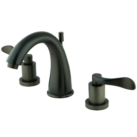 Kingston Brass KS2965DFL 8 in. Widespread Bathroom Faucet, Oil Rubbed Bronze