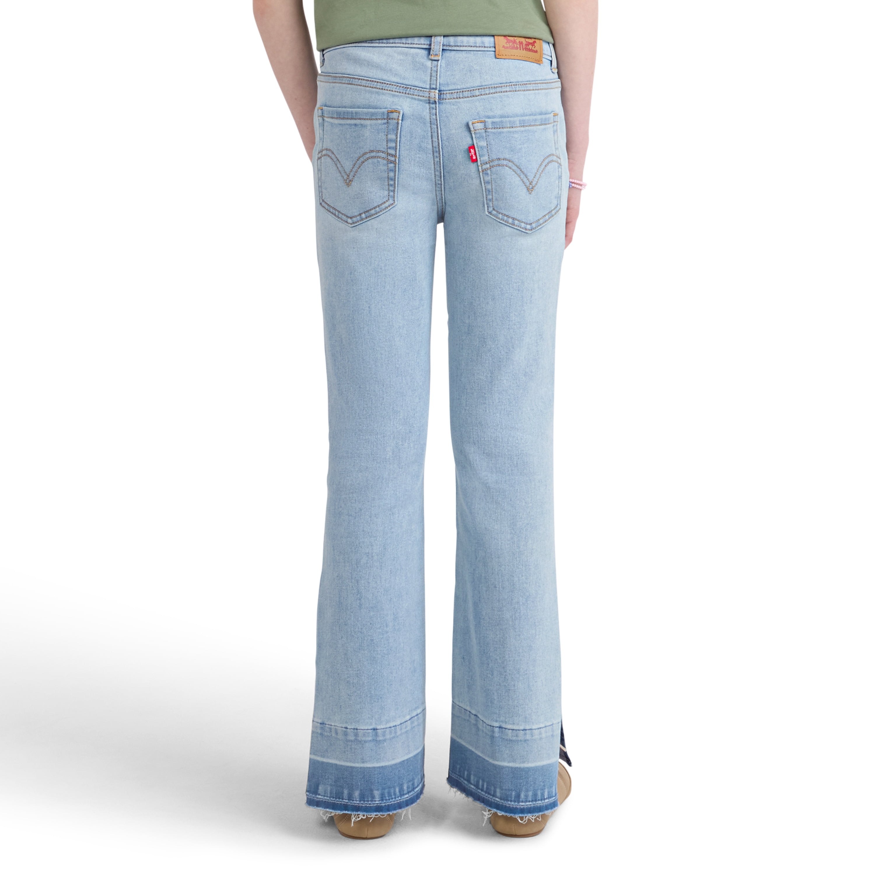 Levi Girls 726 Flare Denim Jean with Released Hem, Sizes 4-6X