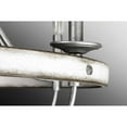 thumbnail image 6 of Progress Lighting Gulliver 4-Light Linear Chandelier, Graphite, Open Design, Galvanized with Antique White Accents, Wood Grained Texture, 6 of 17
