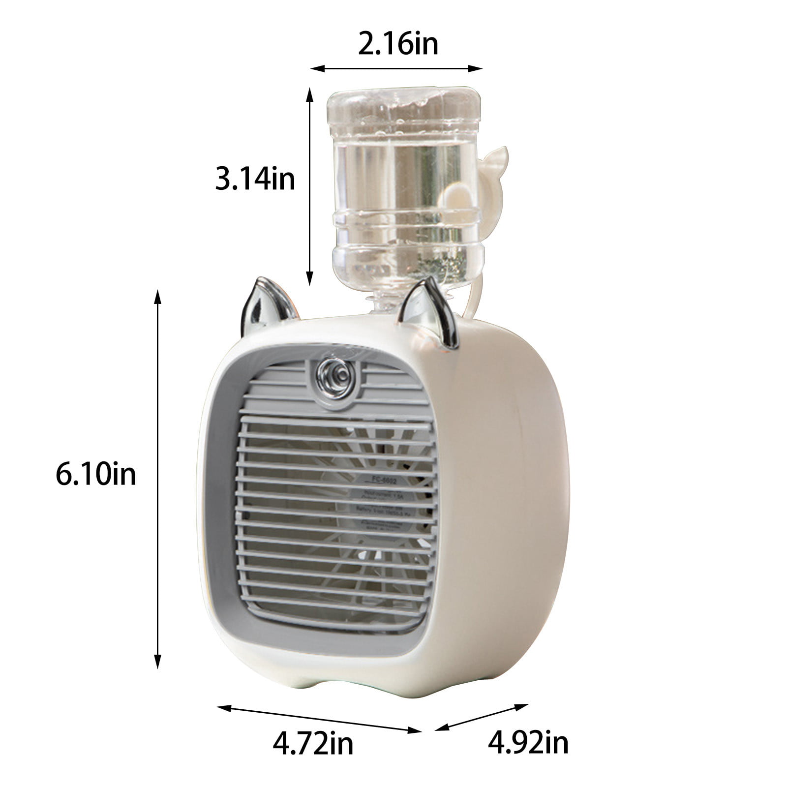 Birsppy Portable Mini Air Conditioner Cooler 