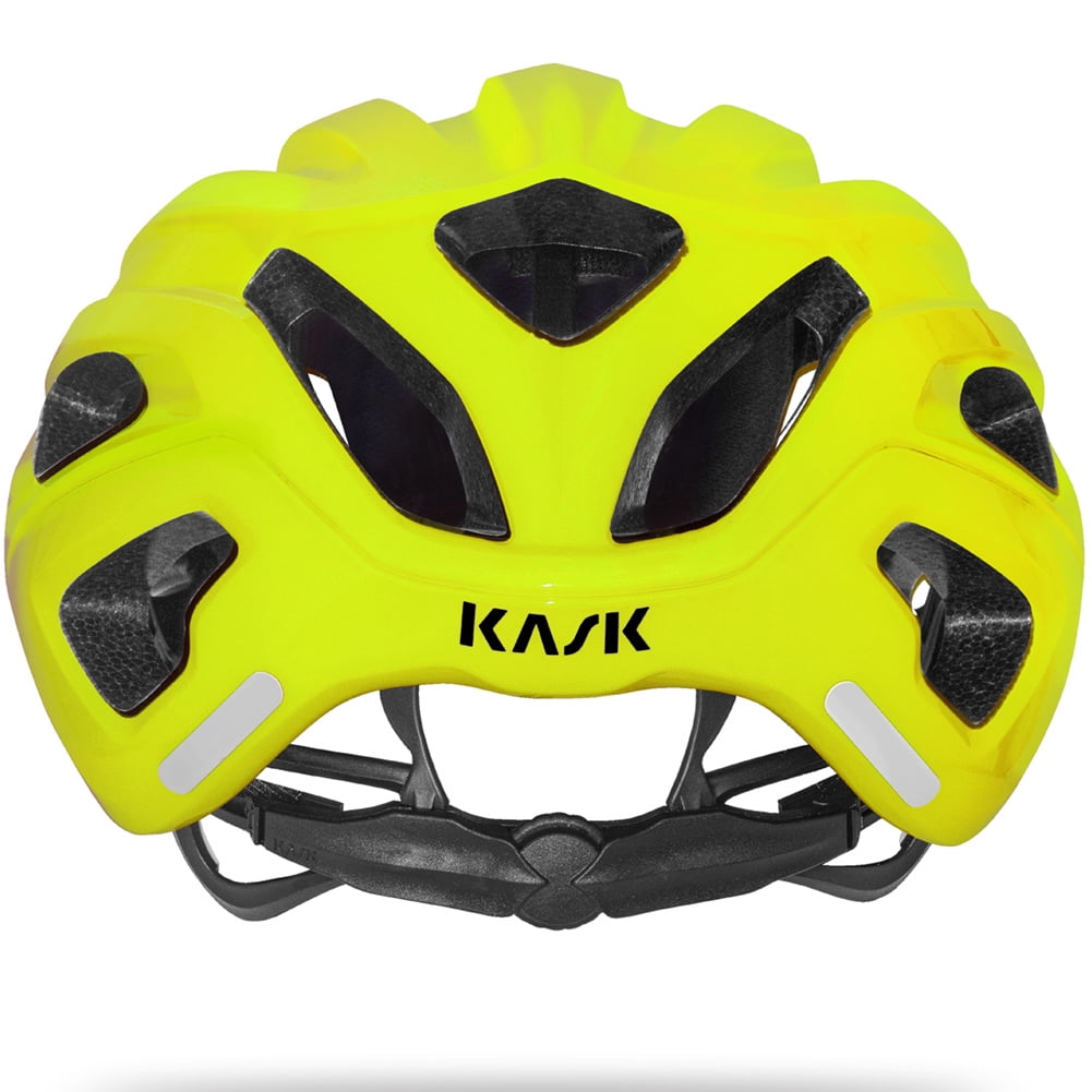KASK Unisex Mojito Cubed Helmet, Color: Yellow Fluo, Size: L (CHE00076-221-062)