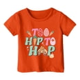 thumbnail image 4 of Blouse Designs Dernier pour Filles Fille Entraînement Aussi Enfant Filles Pâques Mignon Graphique Col Rond Manches Courtes T-Shirt Été Décontracté T-Shirt, 4 of 4