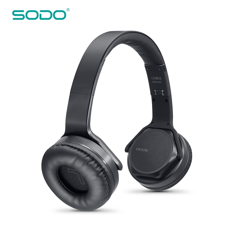 MH3 Wireless Headphones Speakers 2 in 1 Foldable HiFi Stereo Bluetooth compatible 5.0 Headphones with Mic Support TF FM Black Walmart