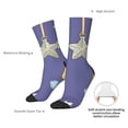 thumbnail image 5 of Lsque Bluey Printed Men's Crew Socks, Soft Durable Breathable Moisture-Wicking with Odor Control Cotton socks, 5 of 7