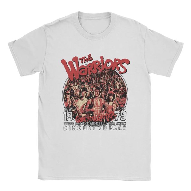 Camisetas de acción de The Warriors Walter Hill Thriller para hombres y mujeres ropa de calle de Hip Hop algodón manga corta Harajuku Tops Unisex Vintage