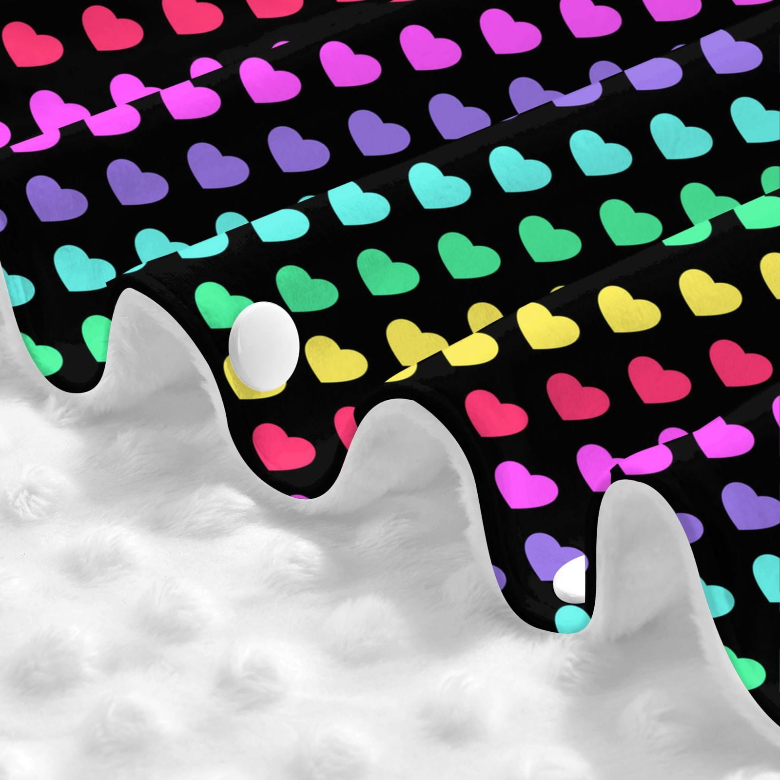 Car Seat Cover Baby - Rainbow Hearts Breathable Infant Car Seat Cover for Baby Carseat, Lightweight Comfort Baby Essentials Must Haves Newborn Stuff for Girl Boy