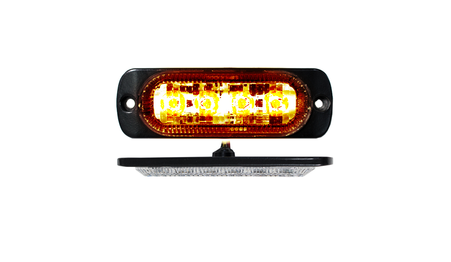 Race Sport RS70014A4LED Ultra Slim Flush Mount 19Flash Pattern Marker